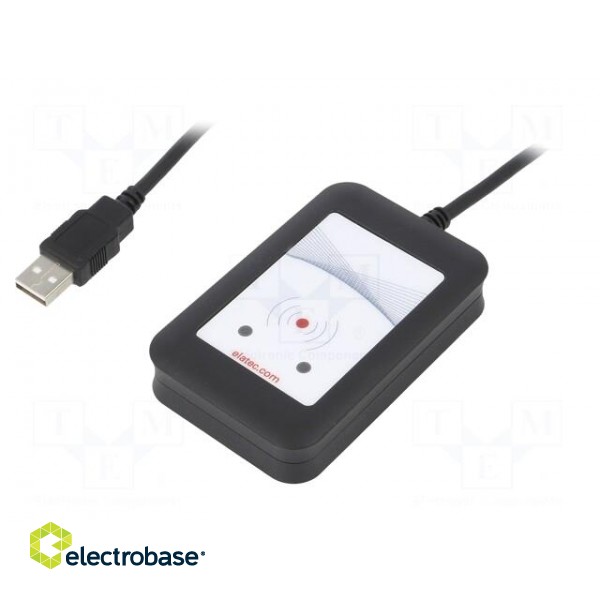RFID reader | antenna | 88x56x18mm | USB | 4.3÷5.5V | Range: 100mm