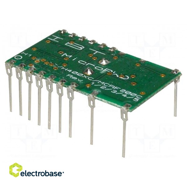RFID reader | 4.5÷5.5V | HITAG | RS232 TTL | 30.5x18mm | pin strips