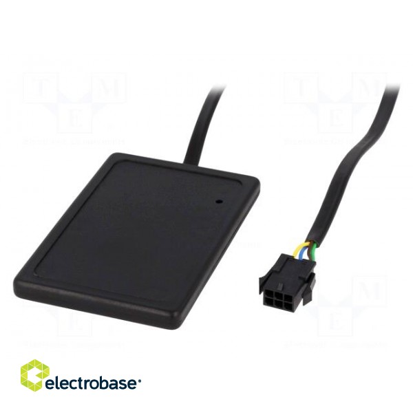 RFID reader | 7÷32V | 1-wire | antenna | 54x85x7mm | black | 125kHz