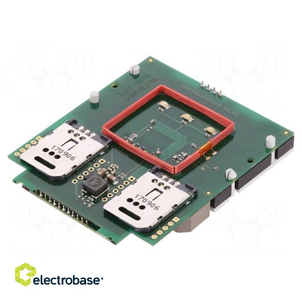 RFID reader | 76x62x11mm | RS232,USB | 4.3÷5.5V | Range: 100mm | 60mA image 2