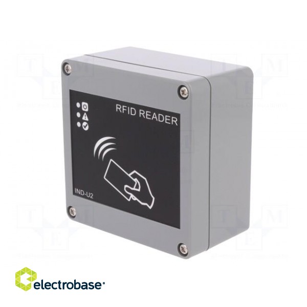 RFID reader | Ethernet,RS485 | 100mm | UNIQUE | Enclos.mat: ABS | IP65 paveikslėlis 3