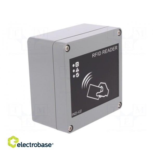 RFID reader | Ethernet,RS485 | 100mm | UNIQUE | Enclos.mat: ABS | IP65 image 3