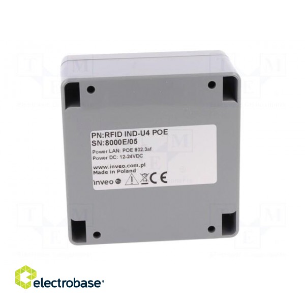 RFID reader | Ethernet,RS485 | 100mm | UNIQUE | Enclos.mat: ABS | IP65 фото 6