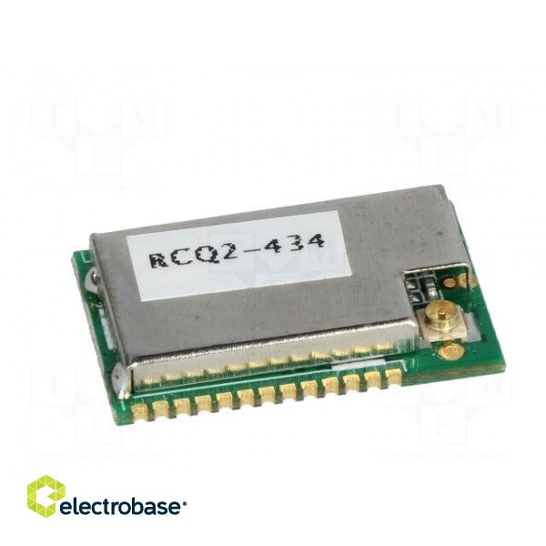 Module: RF | 434MHz | serial | -112dBm | 2.2÷3.6VDC | 20dBm | 15x23.5mm image 3