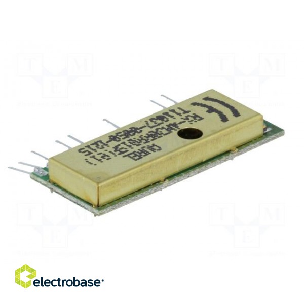 Module: RF | AM receiver | AM,ASK | 433.92MHz | -100dBm | 3VDC | 70uA image 4