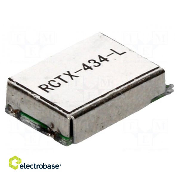 Module: RF | AM transmitter | ASK,OOK | 433.92MHz | 2.2÷3.6VDC | 11dBm