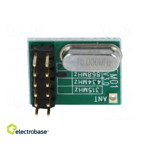 Module: RF | FM receiver | FSK | 868MHz | SPI | -109dBm | 2.2÷5.4VDC image 7