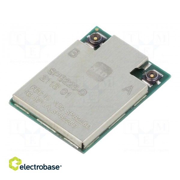 Module: IoT | Bluetooth 5,WiFi | SMD | 16x12x1.7mm | I-PEX (u.FL) x2