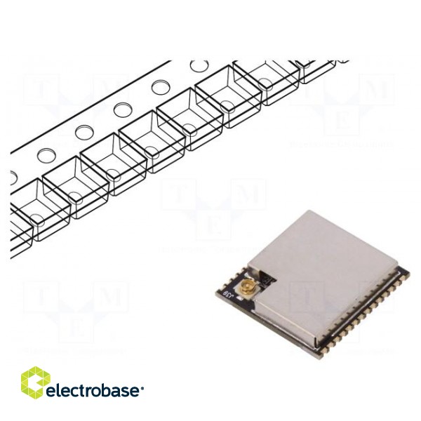 Module: IoT | Bluetooth Low Energy,WiFi | SMD | 18x19.2x3.2mm | U.FL