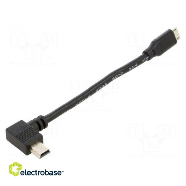 Cable-adapter | 100mm | USB | male,USB B mini