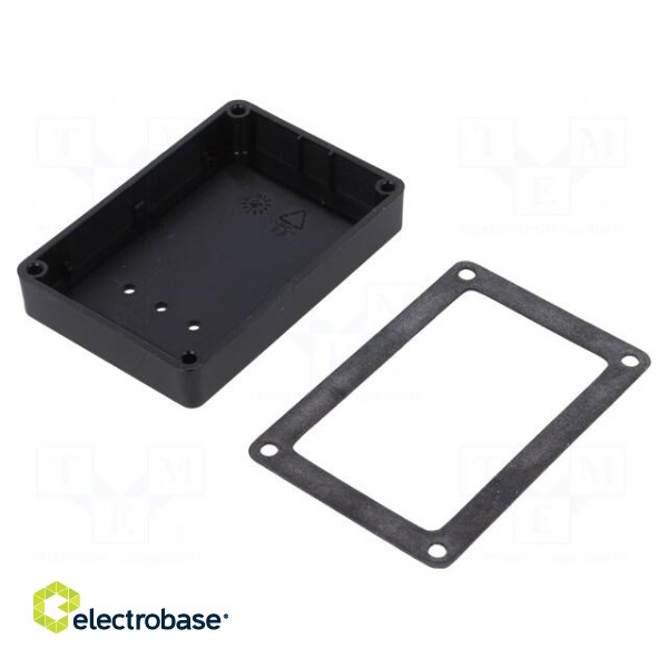 Case | IP65 | 80.5x55x13.5mm | T4BO-F4 | polycarbonate | black image 2