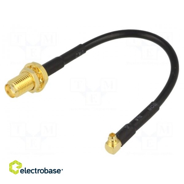 Cable-adapter | MMCX,SMA | -40÷85°C | 100mm | Kind: RG174