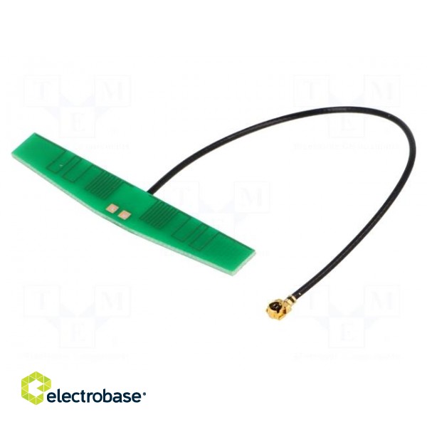 Antenna | GSM | 2dBi | linear | Mounting: for ribbon cable | 50Ω