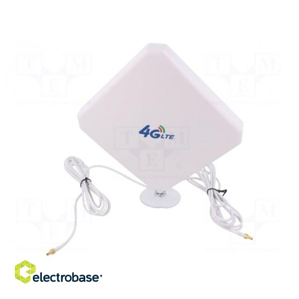 Antenna | LTE | 20dBi | for wall mounting | 50Ω | -40÷85°C | CRC9 image 1