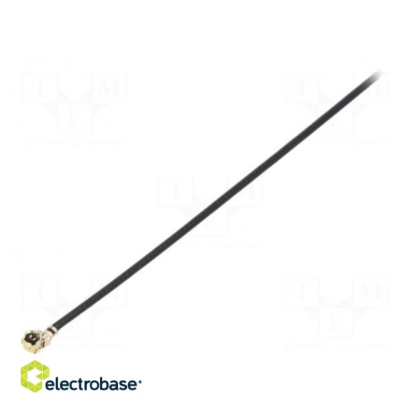 Antenna | ISM,RF | 0.3dBi,1.3dBi | linear | for ribbon cable | 79x10mm image 2