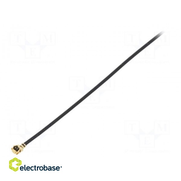 Antenna | ISM,RF | 0.3dBi,1dBi | linear | for ribbon cable | 38x10mm paveikslėlis 2