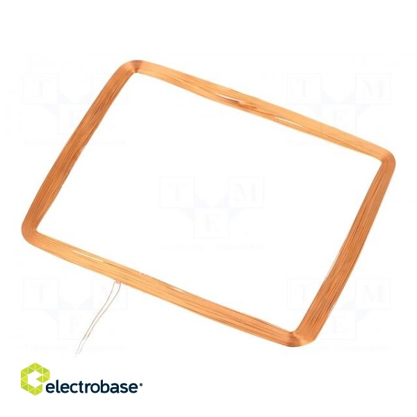 RFID antenna | 125kHz | Body dim: 60x74x0.9mm | 470uH