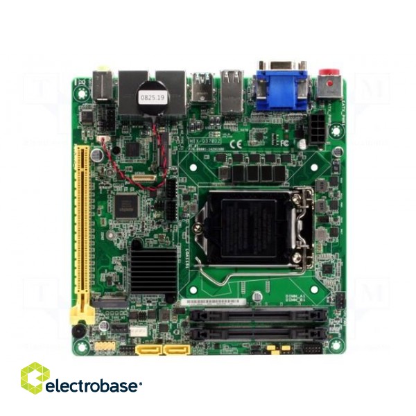 Mini-ITX motherboard | x86-64 | LGA1151 compatible | 12VDC | DDR4 фото 3