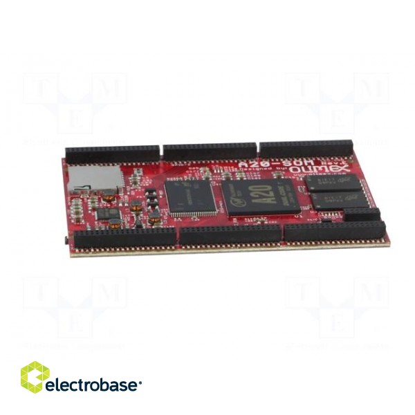 Module: SOM | ARM A20 Dual-Core | 81.2x55.8mm | DDR3 | Interface: UART paveikslėlis 3