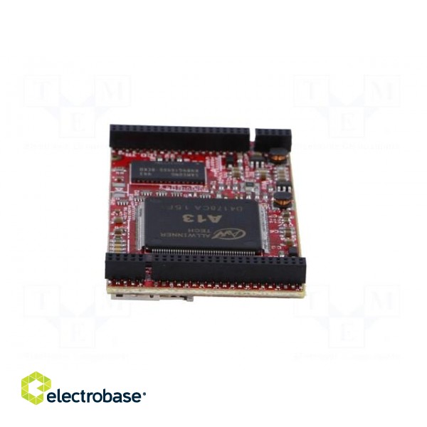 Module: SOM | RAM: 512MB | A13 ARM | 61x33mm | DDR3 | pin strips paveikslėlis 5