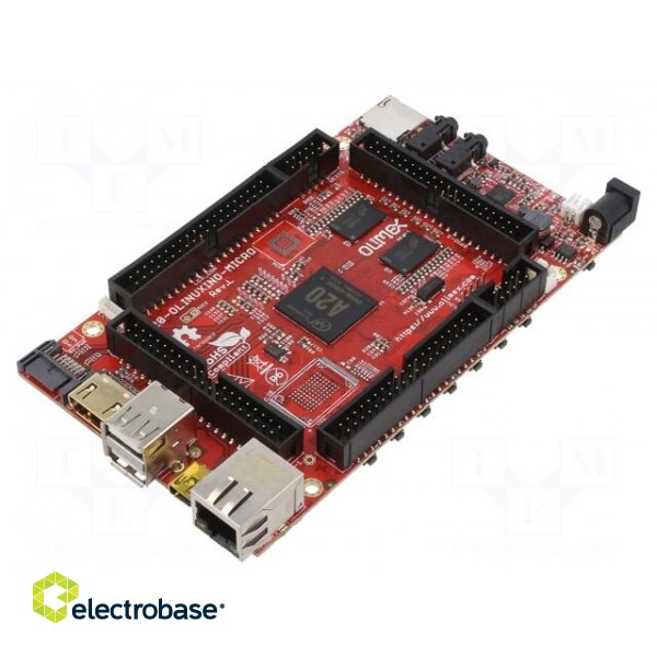 Oneboard computer | RAM: 1GB | A20 ARM Dual-Core | 142x82mm | 6÷16VDC image 1