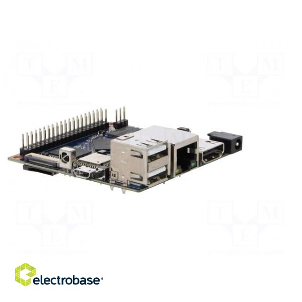Oneboard computer | RAM: 1GB | H3 ARM Quad-Core | 65x65mm | 5VDC | DDR3 paveikslėlis 9