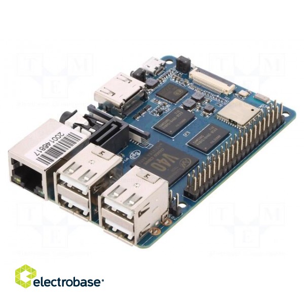 Single-board computer | Cortex A7 | 1GBRAM | V40 Quad-Core | DDR3 image 1