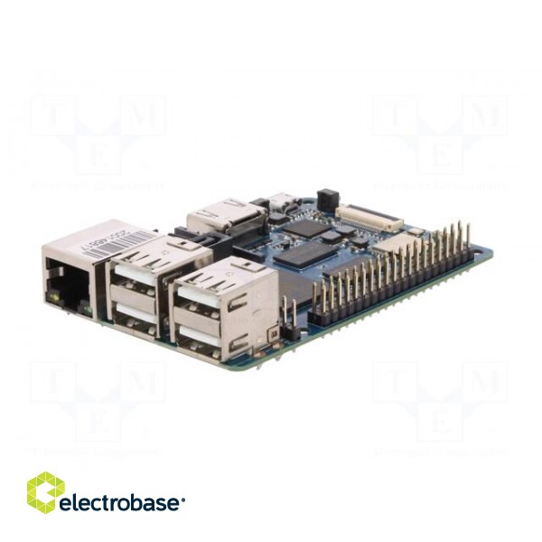 Single-board computer | V40 Quad-Core | 85x56mm | 5VDC | DDR3 | 1GBRAM image 3