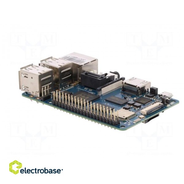 Single-board computer | V40 Quad-Core | 85x56mm | 5VDC | DDR3 | 1GBRAM image 5