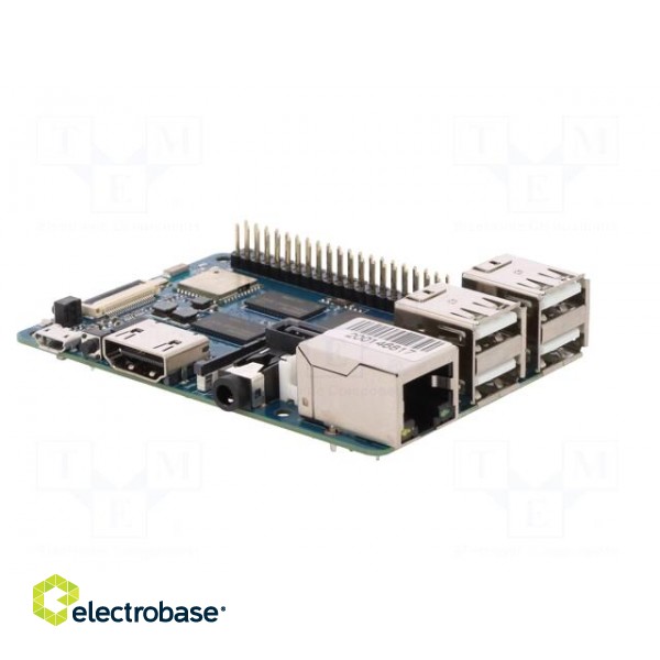 Single-board computer | V40 Quad-Core | 85x56mm | 5VDC | DDR3 | 1GBRAM image 9