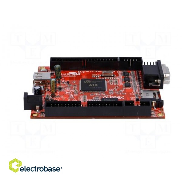 Single-board computer | Cortex A8 | 256MBRAM | ARM A13 | DDR3 | 5VDC paveikslėlis 3