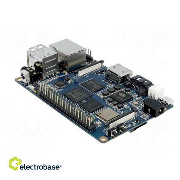Single-board computer | ARM A83T Octa-Core | 92x60mm | 5VDC | LPDDR3 image 8