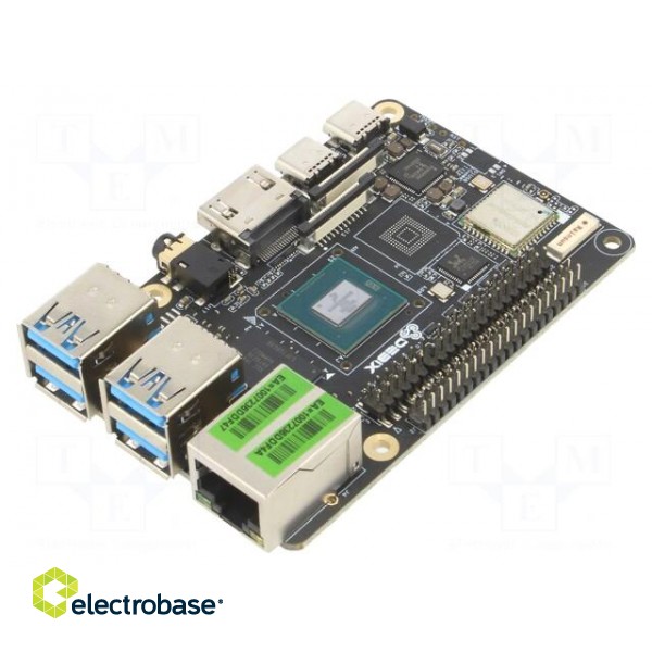 Single-board computer | ARM Quad Core Cortex®-A53 | 85x56mm | 5VDC фото 1