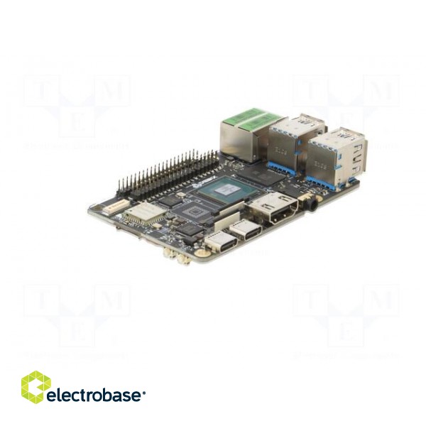 Single-board computer | ARM Quad Core Cortex®-A53 | 85x56mm | 5VDC фото 3