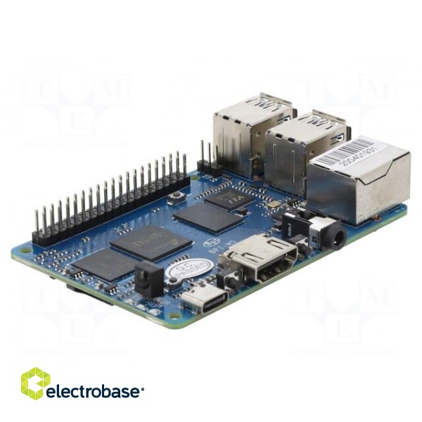 Single-board computer | Cortex A55 | 4GBRAM,16GBFLASH | 2GHz | 5VDC image 1