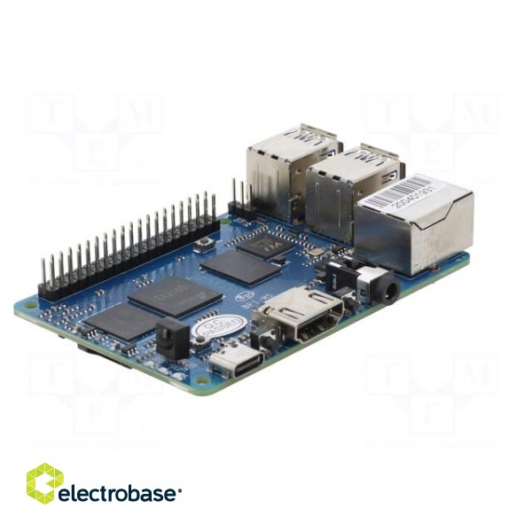 Single-board computer | Cortex A55 | 4GBRAM,16GBFLASH | 2GHz | 5VDC image 2