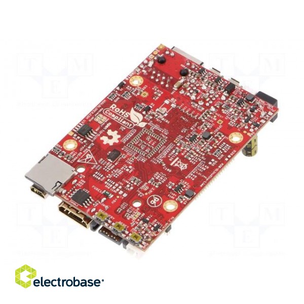 Oneboard computer | RAM: 512MB | A20 ARM Dual-Core | 84x60mm | 5VDC image 2