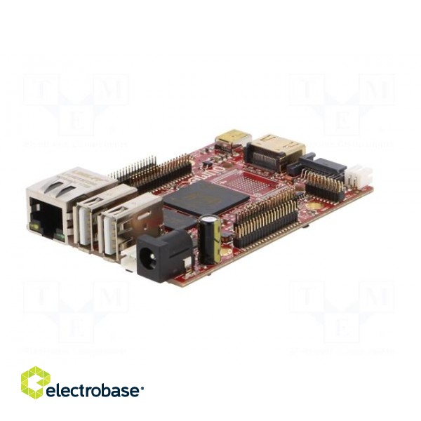 Oneboard computer | RAM: 512MB | A20 ARM Dual-Core | 84x60mm | 5VDC image 3