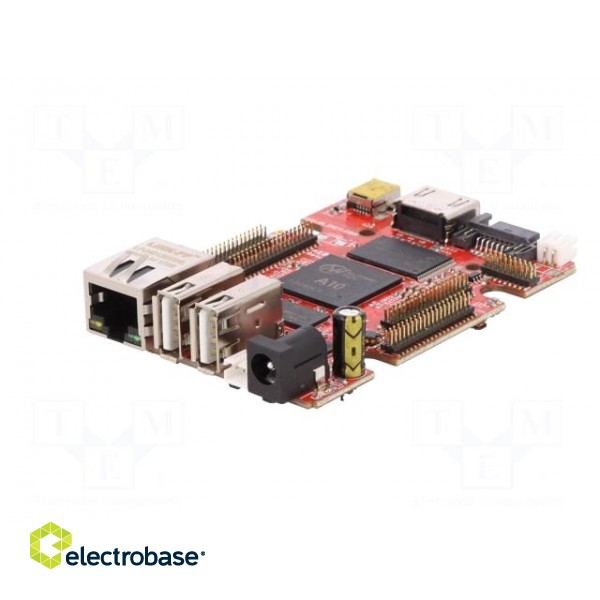 Single-board computer | ARM A10 | 84x60mm | 5VDC | DDR3,NAND Flash image 3