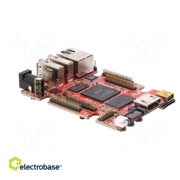 Oneboard computer | RAM: 512MB | Flash: 8GB | A10 ARM | 84x60mm | 5VDC фото 5