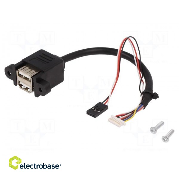 Adapter-splitter | UP board | USB x2 | Molex,USB A socket x2