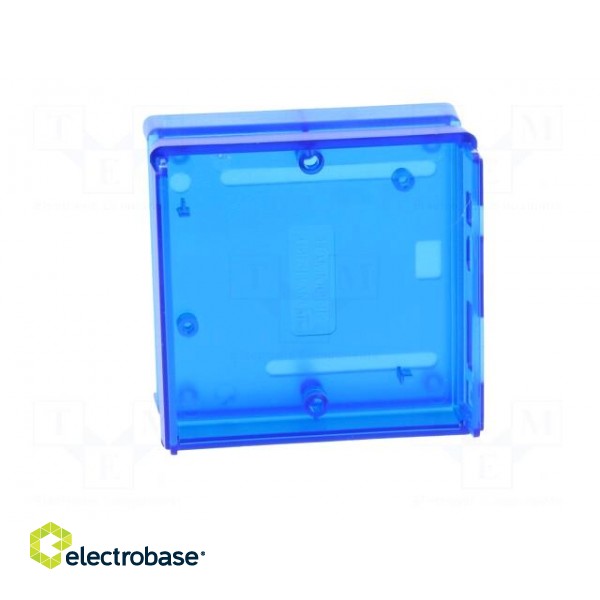 Enclosure: for computer | ABS | semi-transparent blue | X: 71mm image 4