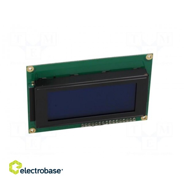 Display: LCD | alphanumeric | STN Negative | 16x4 | blue | LED | 4.75mm paveikslėlis 9