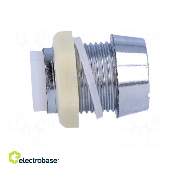 LED holder | 10mm | chromium | ABS | concave | L2: 13mm image 7