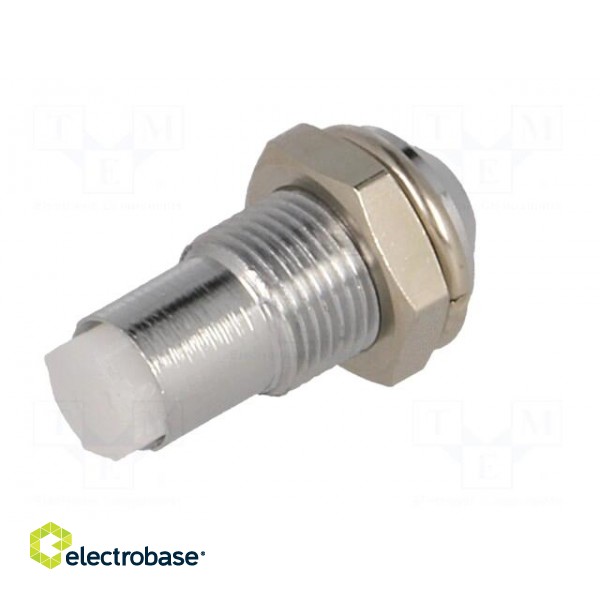 LED holder | 3mm | chromium | metal | convex | with plastic plug image 6