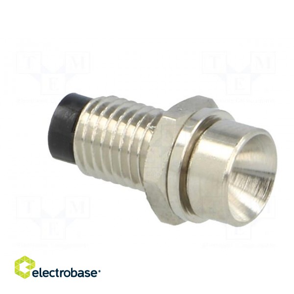 LED holder | 3mm | nickel | concave | with plastic plug фото 8