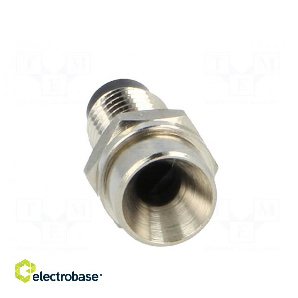 LED holder | 3mm | nickel | concave | with plastic plug фото 9
