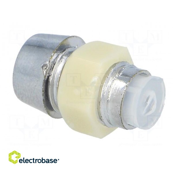 LED holder | 5mm | chromium | ABS | concave | L2: 10mm image 4
