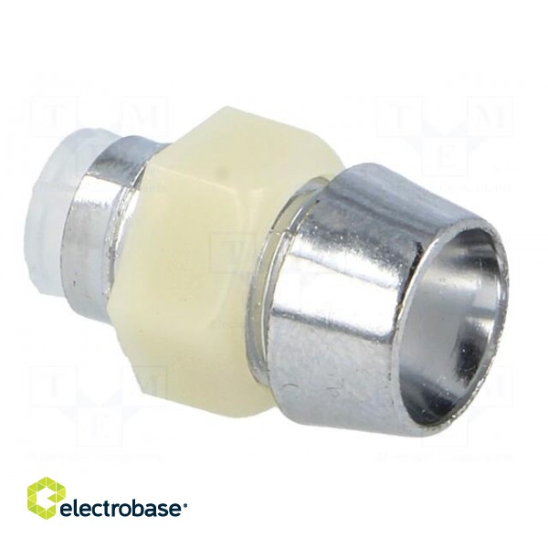 LED holder | 5mm | chromium | ABS | concave | L2: 10mm image 8