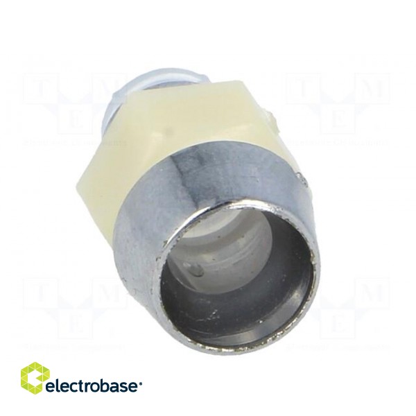 LED holder | 5mm | chromium | ABS | concave | L2: 10mm image 9